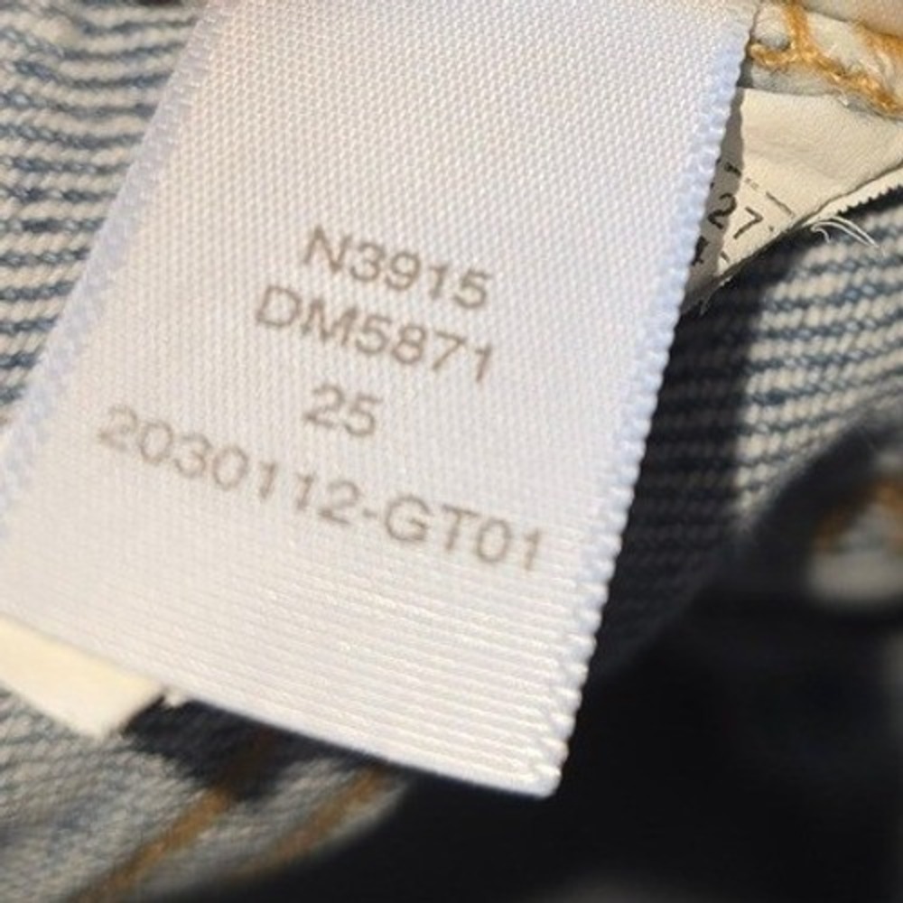 Madewell Light Blue Jeans Size 25 Button Fly Classic 5 Pocket Design 96% Cotton - Picture 8 of 11